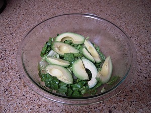 Avocado Salad with Balsamic Dressing