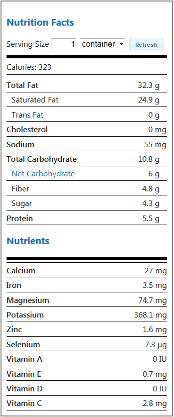 Nutrition Facts